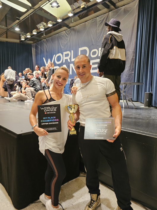 Ioulia und Fabien am world dance award 2023